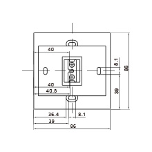 標準86盒出門開關